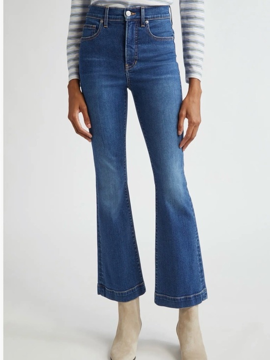 Veronica Beard Denim - Veronica Beard Carson High Rise Ankle Flare Jeans Medium Wash Size 27